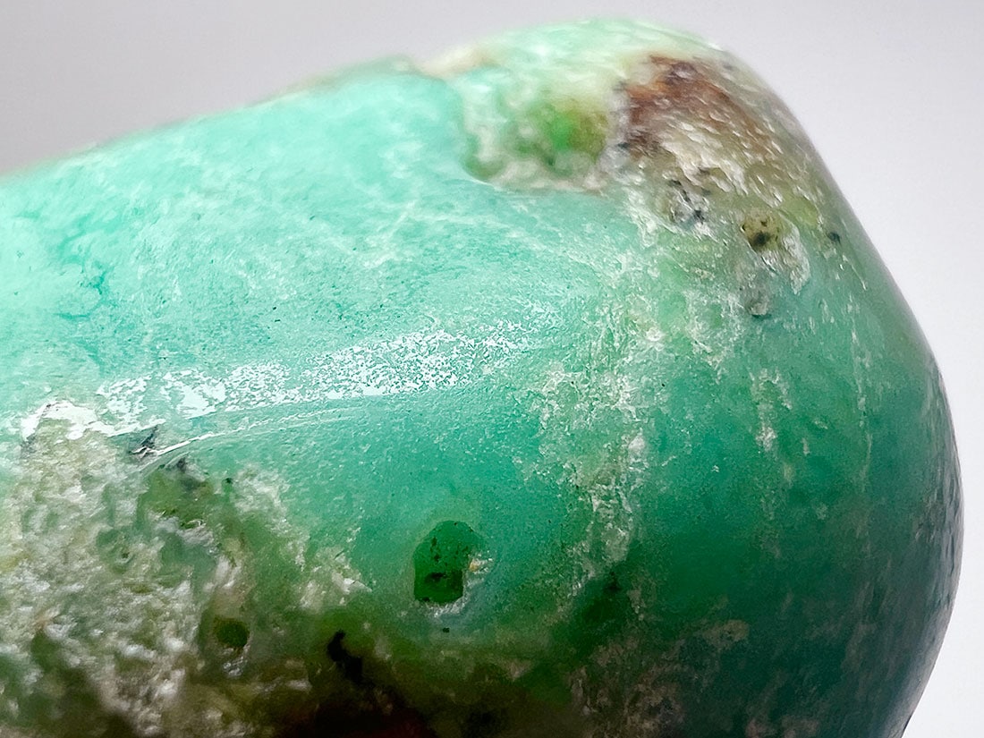 ブラジル産クリソプレーズ タンブル2個セット