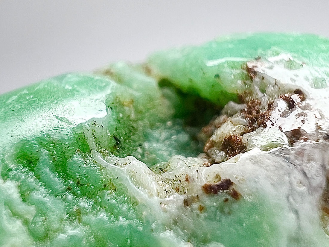 ブラジル産クリソプレーズ タンブル2個セット