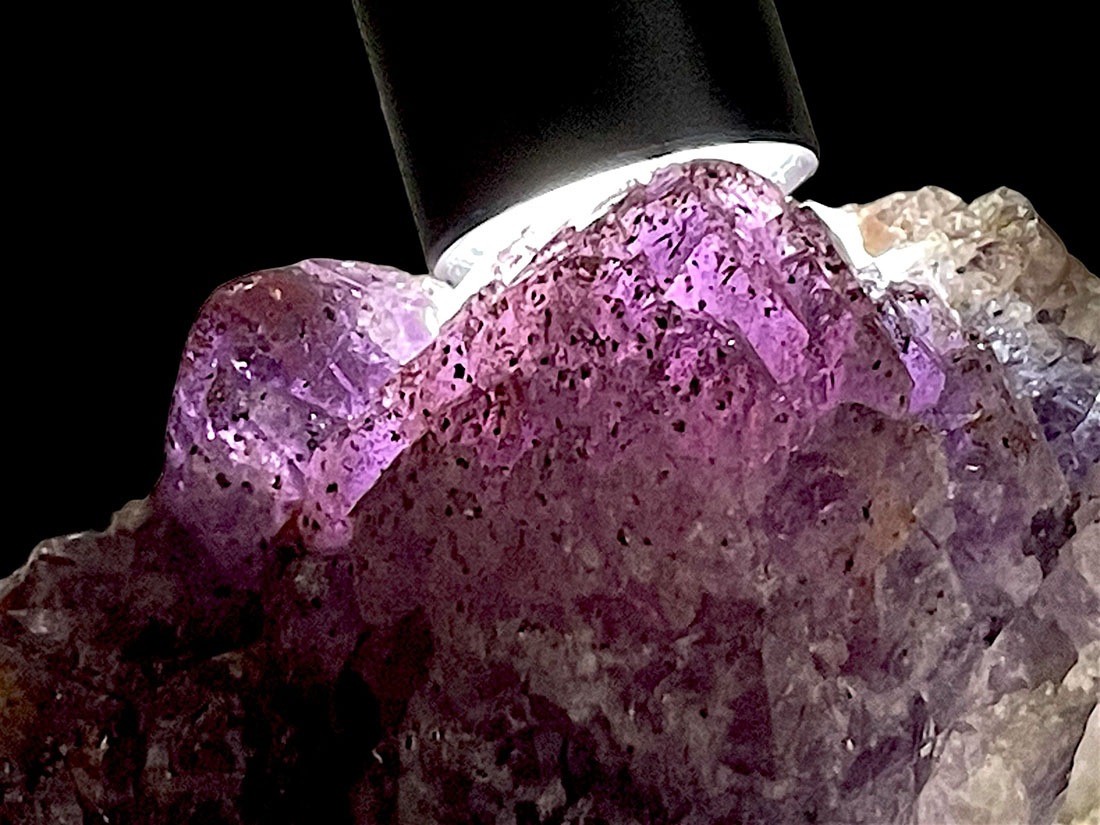 レア形状 モロッコ産 アーティチョーク アメジスト