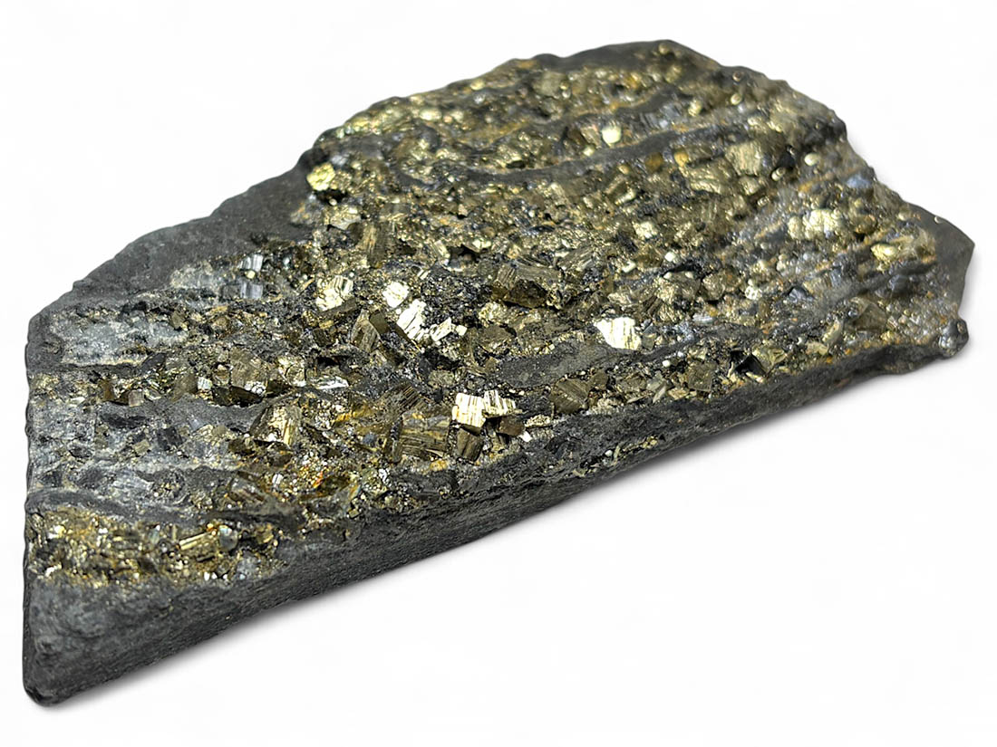 ブラジル産 パイライト on シュンガイト / Pyrite on Shungite
