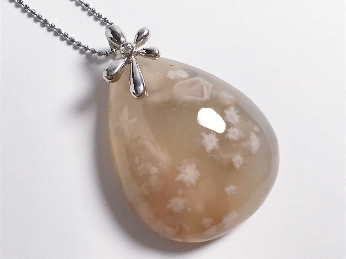 フラワーアゲート ペンダントトップ