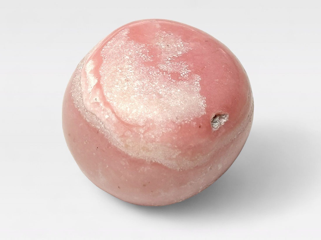 ペルー産 ピンクオパール タンブル2個セット