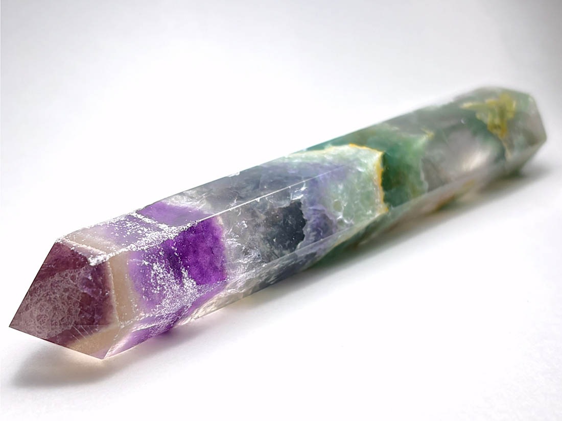 マダガスカル産 フローライト ポイント型ポリッシュ / Fluorite ( 蛍石 )