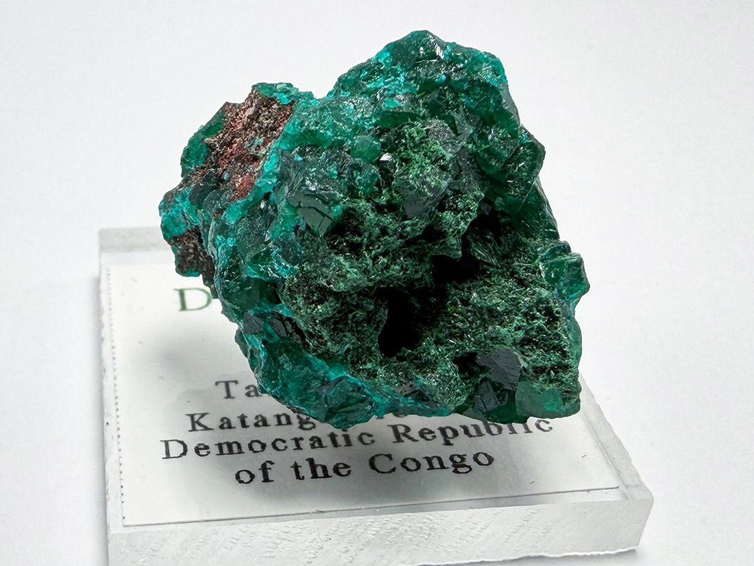 コンゴ民主共和国産 ダイオプテーズ (翠銅鉱) / Dioptase