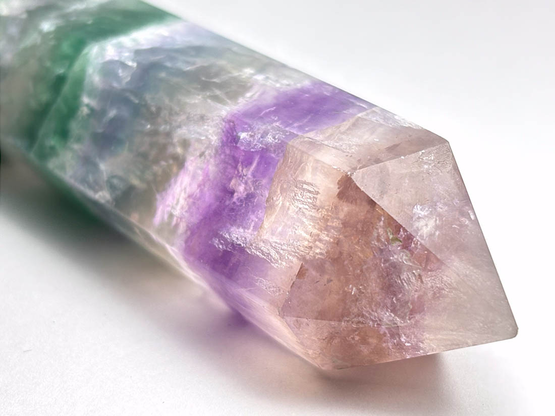 マダガスカル産 フローライト ポイント型ポリッシュ / Fluorite ( 蛍石 )