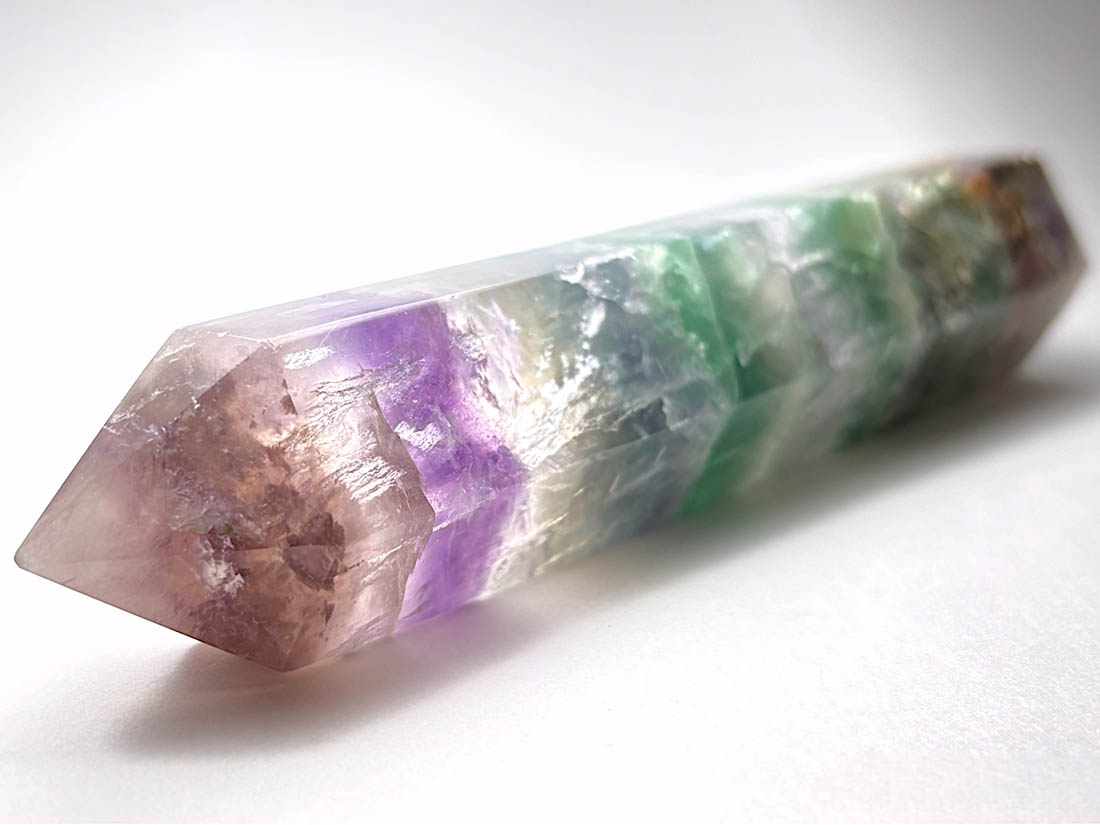 マダガスカル産 フローライト ポイント型ポリッシュ / Fluorite ( 蛍石 )