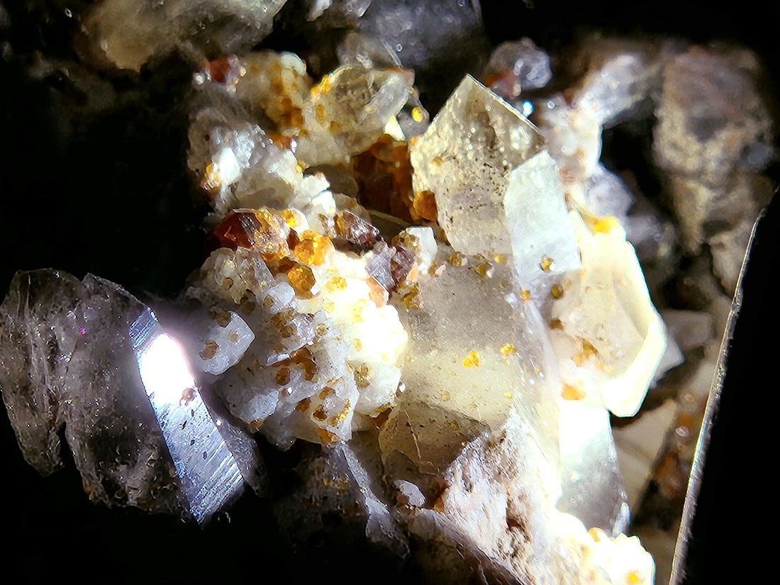 福建省産スペサルチン(満礬柘榴石)/スモーキークォーツ