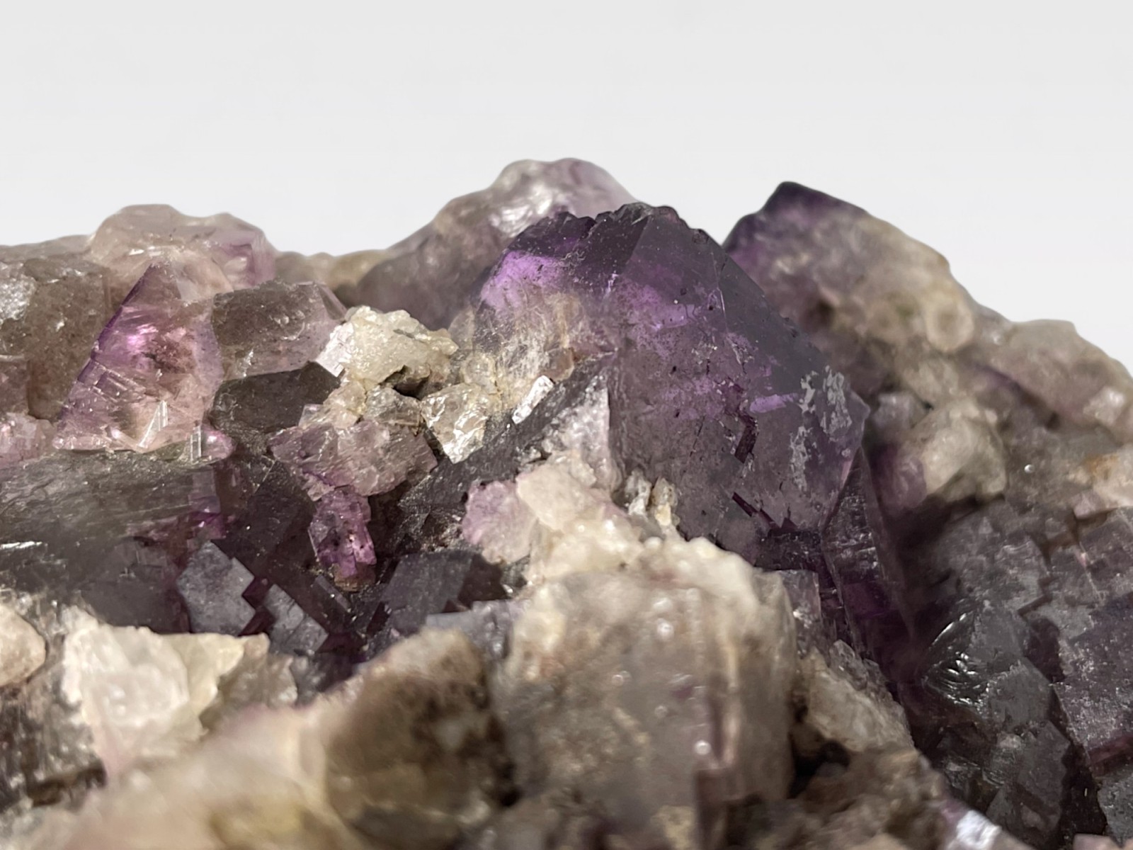 メキシコ産 大型 パープル フローライト / Fluorite