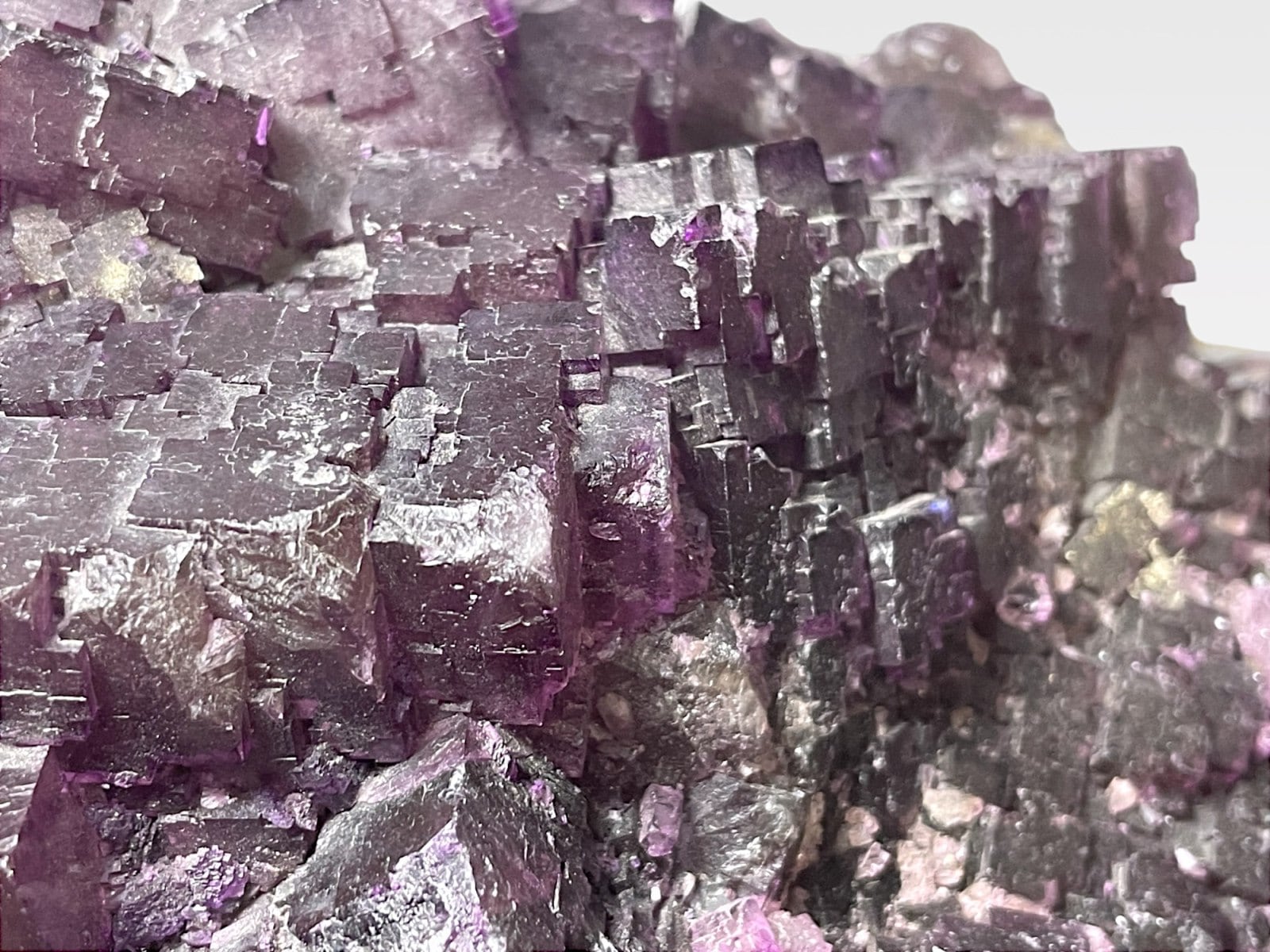 メキシコ産 大型 パープル フローライト / Fluorite
