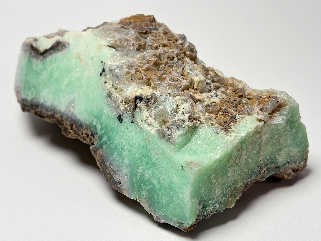 ブラジル産 クリソプレーズ 一面磨き / Chrysoprase