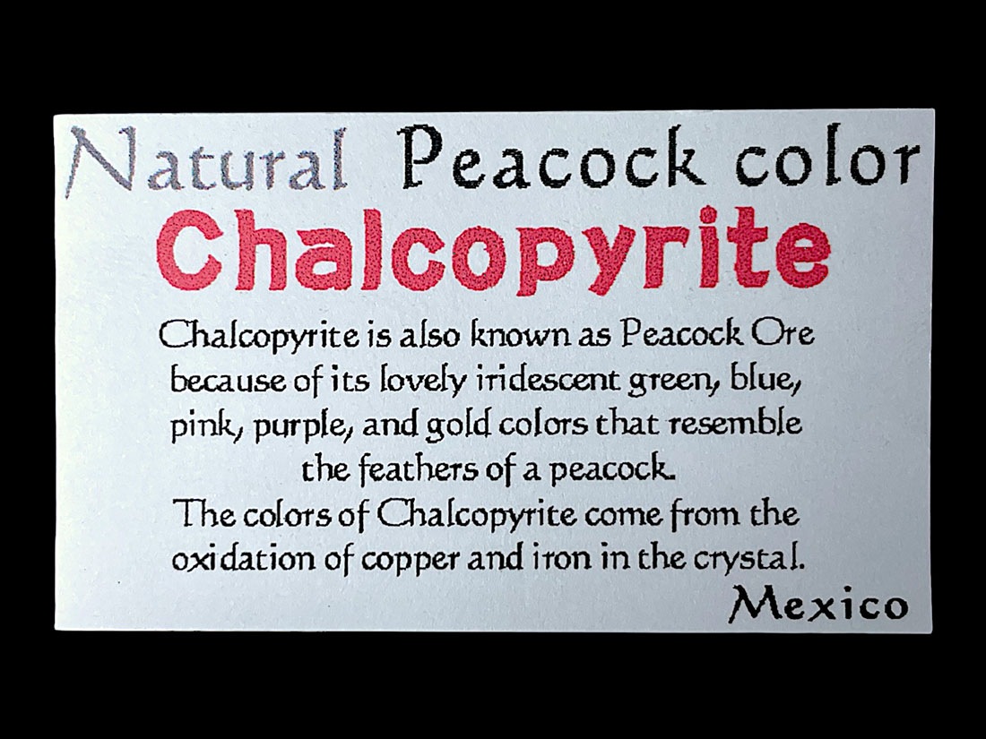 メキシコ産 マルチカラー チャルコパイライト (3個セット)