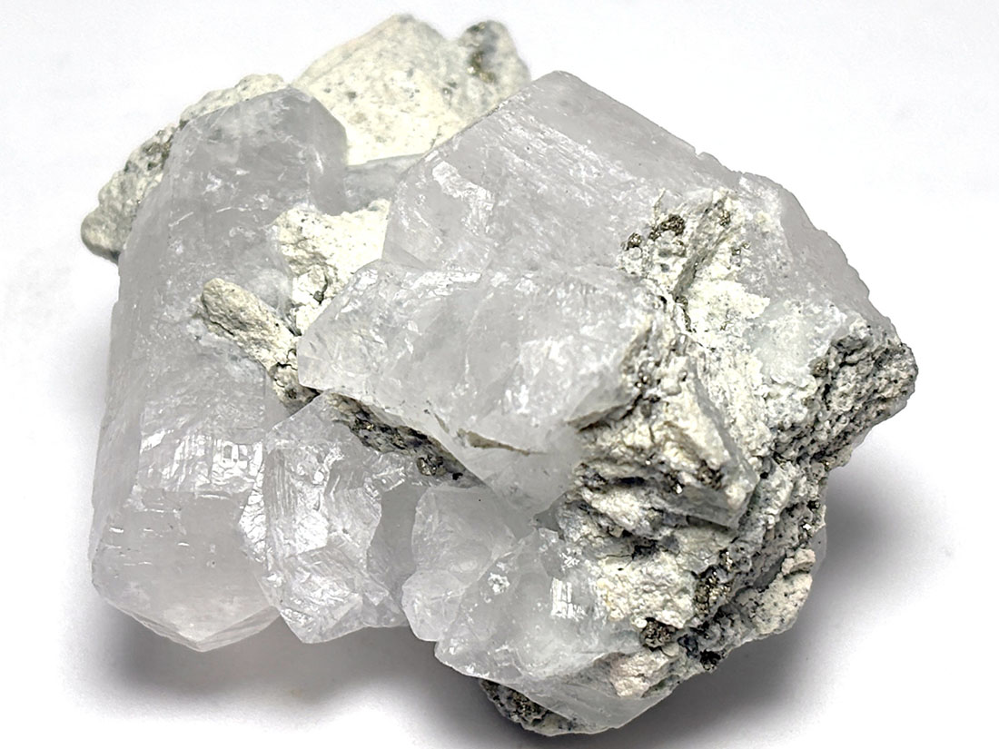 蛍光 ) ペルー産 パイライト＆カルサイト /Pyrite &Calcite