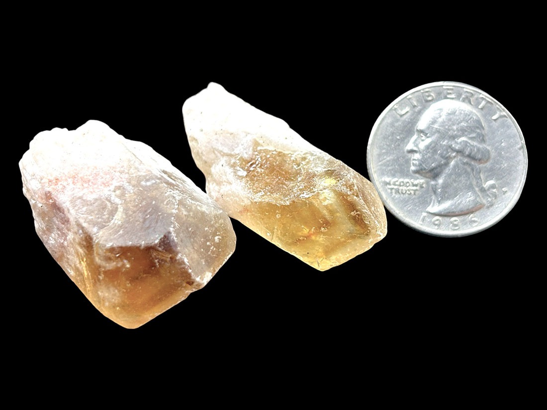 ブラジル産 シトリンファントム 2個セット