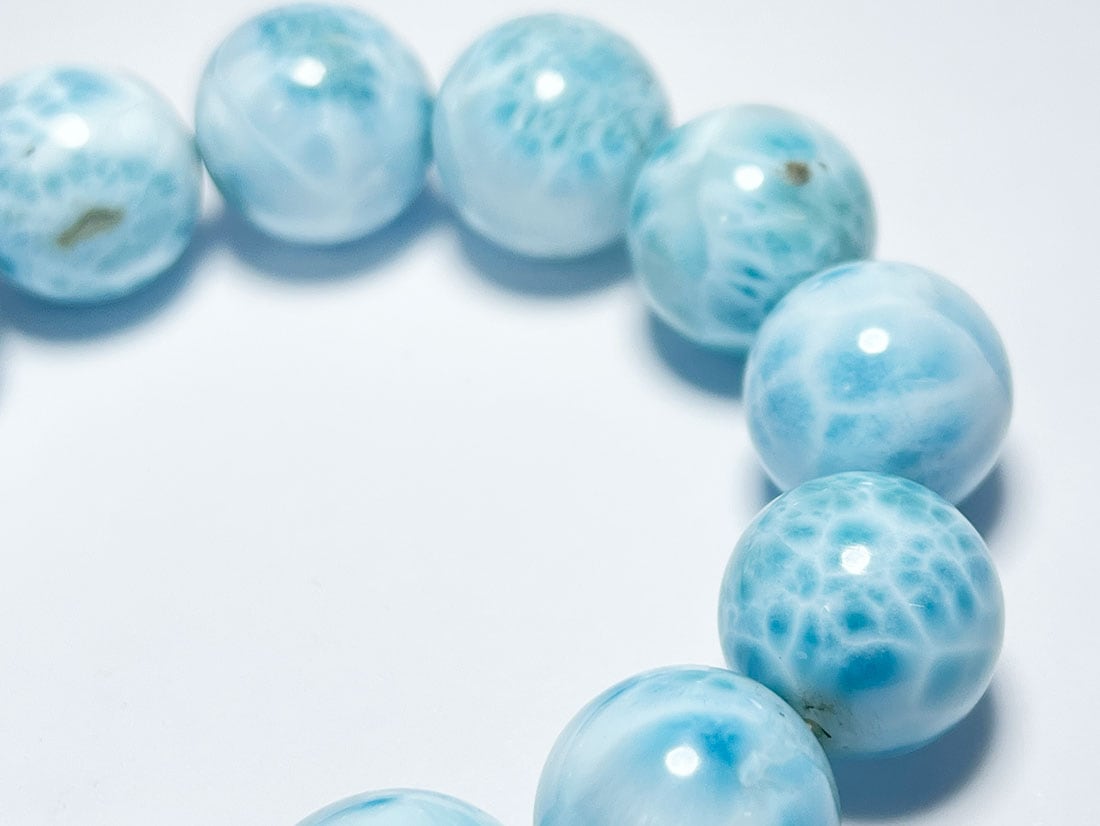 ラリマー 18mm ブレスレット | プレミアムコレクション (PREMIUM 