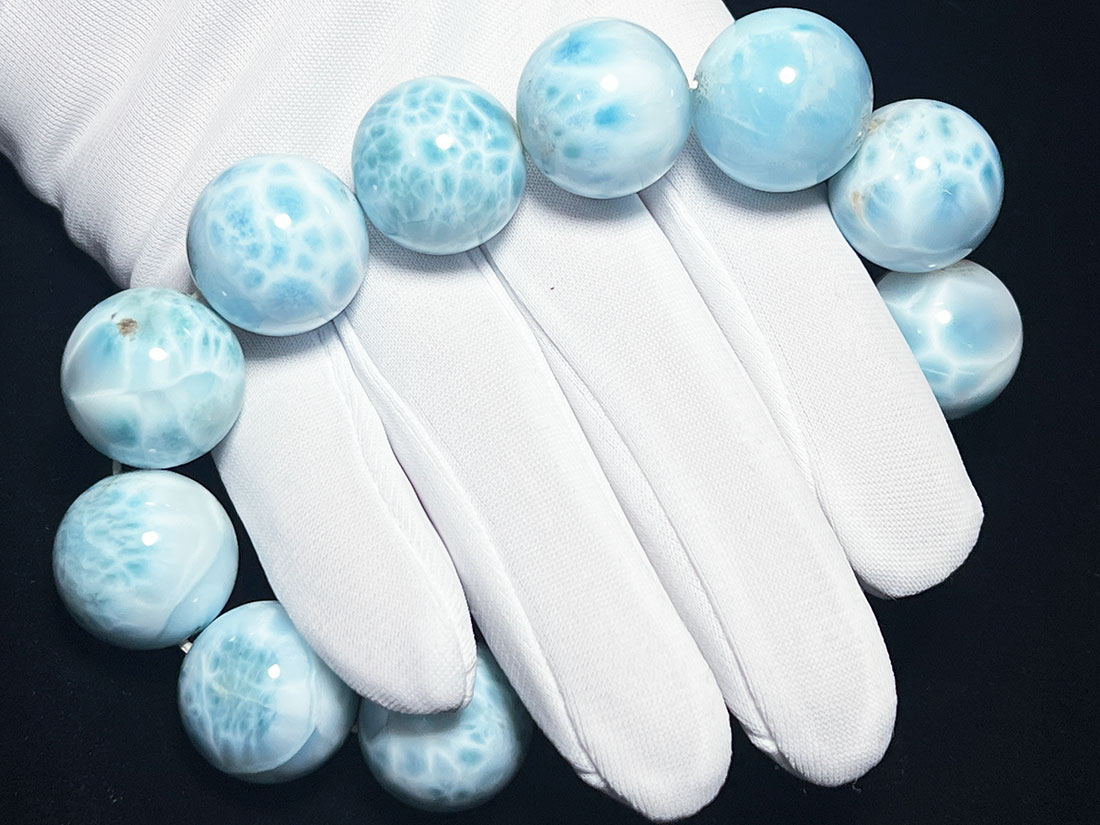 ラリマー 18mm ブレスレット | プレミアムコレクション (PREMIUM 