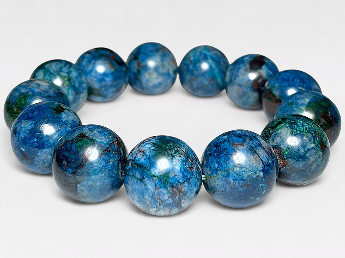 シャッタカイト＆マラカイト18mmブレスレット