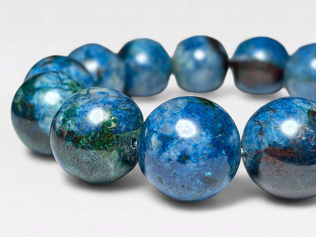 シャッタカイト＆マラカイト18mmブレスレット