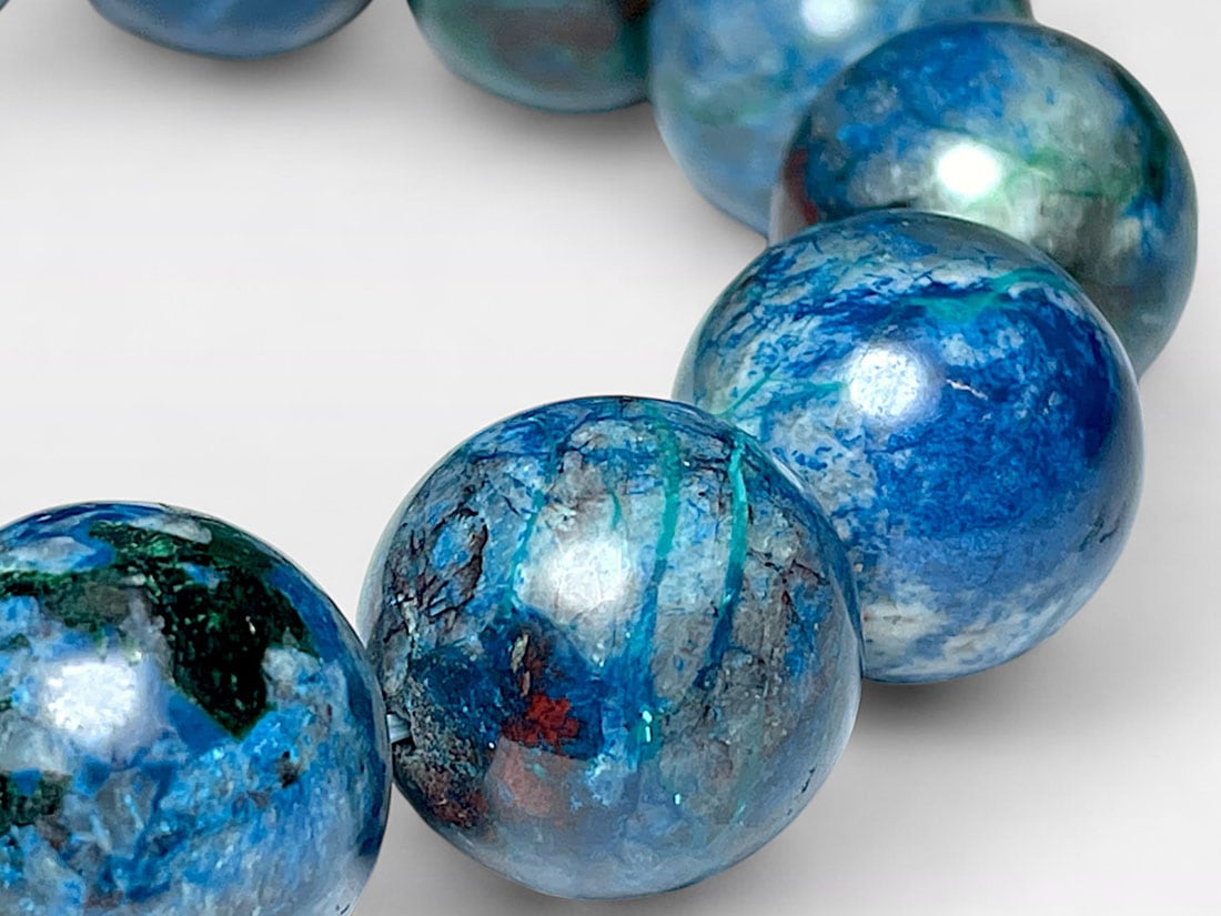 シャッタカイト＆マラカイト18mmブレスレット