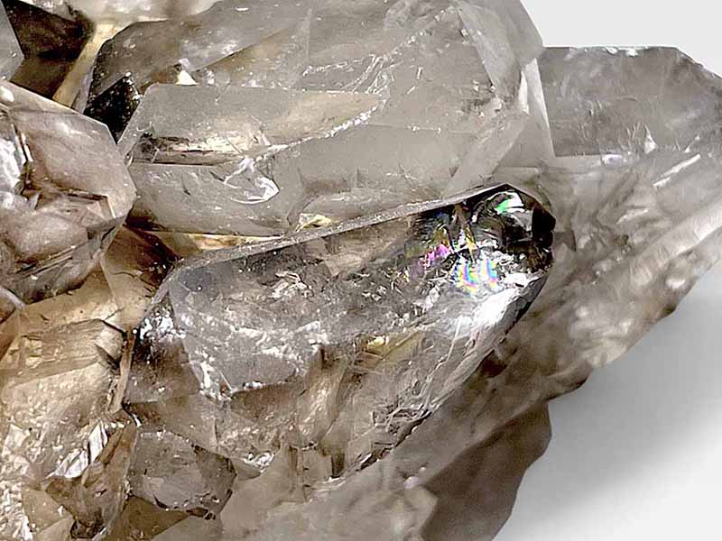 elestial4）ブラジル産エレスチャルスモーキークォーツ/ジャカレー水晶