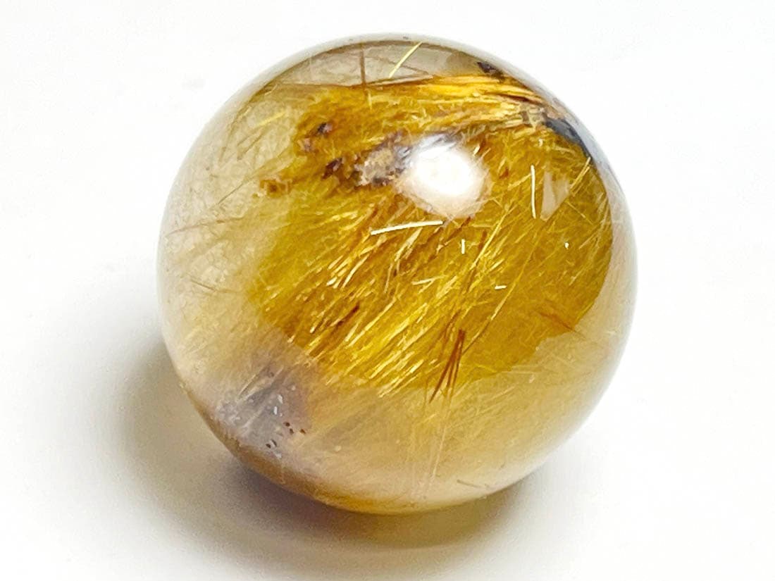 ルチルクォーツ 30mm 丸玉