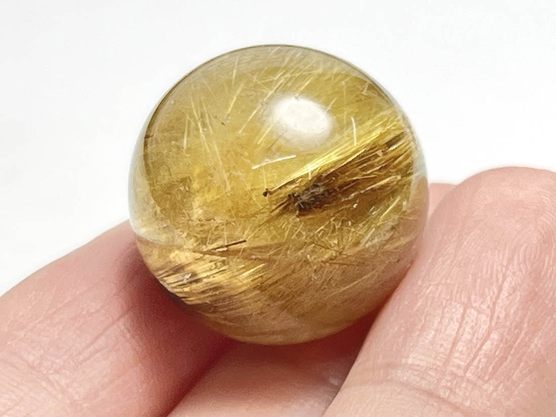 ルチルクォーツ 30mm 丸玉