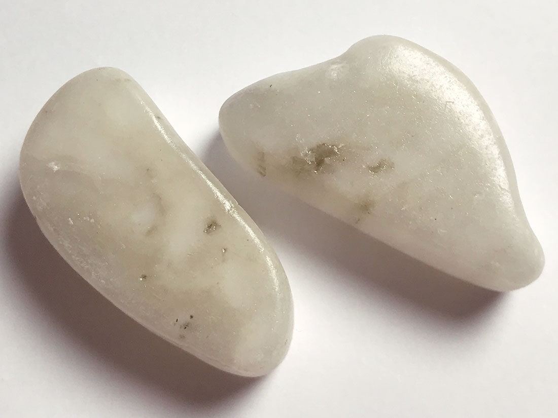 カリフォルニア州産ウレキサイト2個セット/Ulexite(TV石)