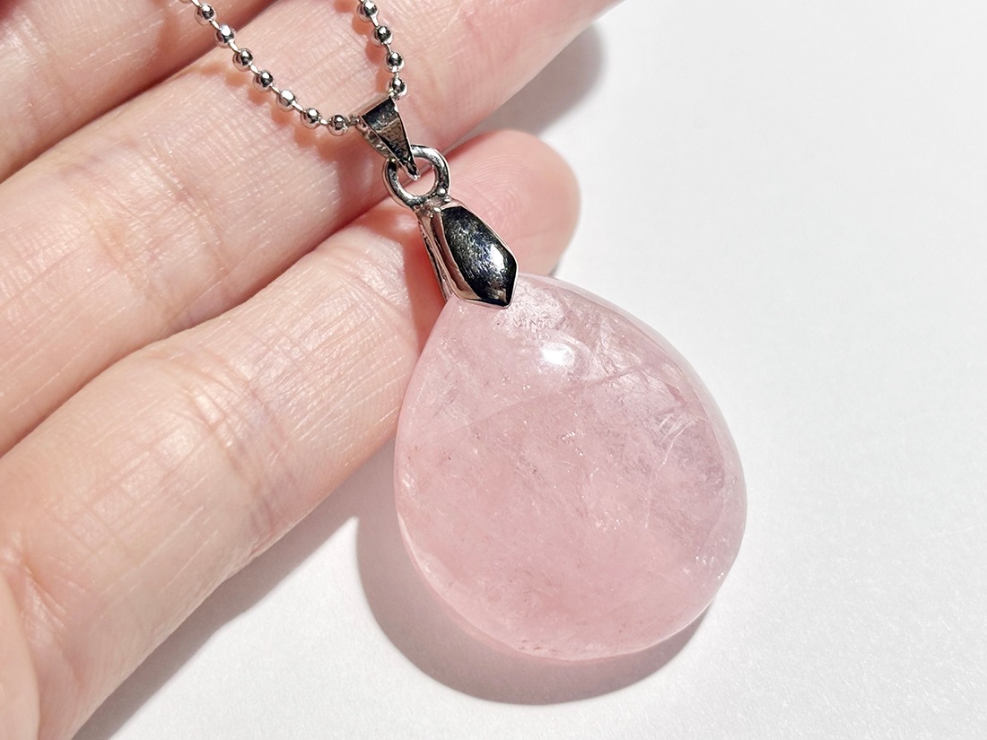 レア　高品質　モルガナイト　ペンデュラム　ペンダントトップ モルガナイト ペンダントトップ / Morganite Pendant