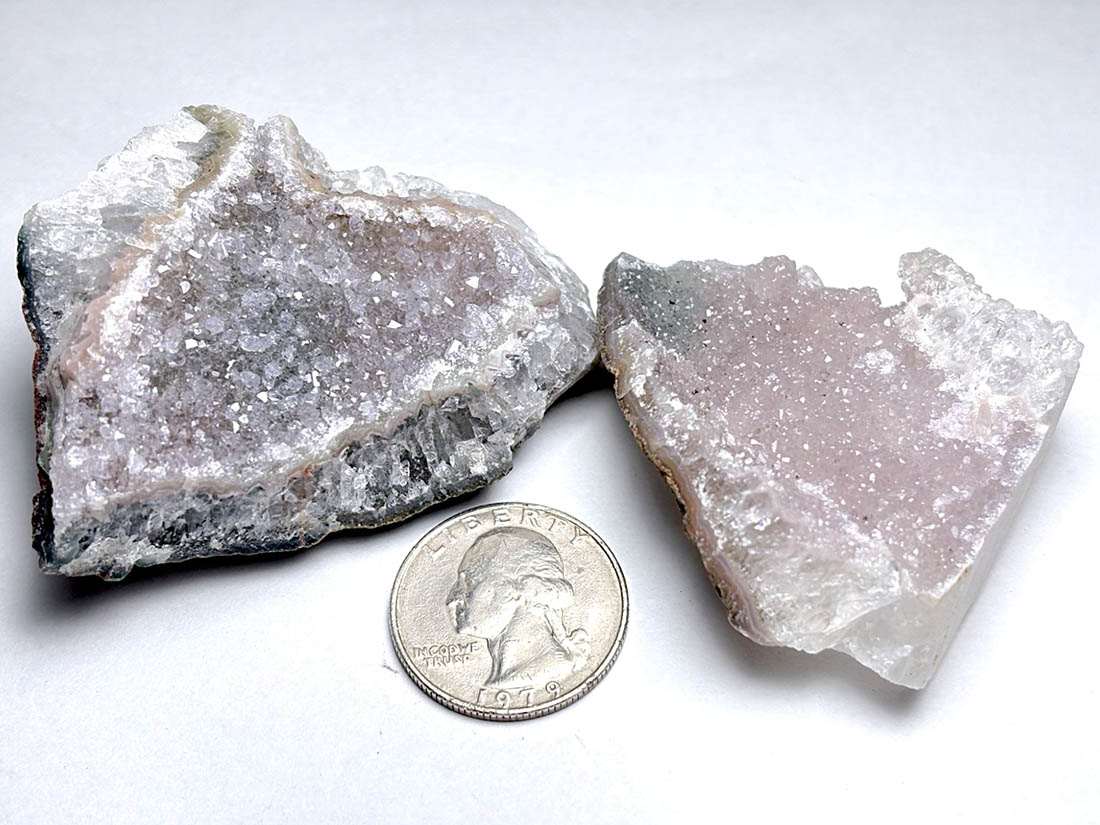 ウルグアイ産 アメジスト クラスター 2個セット / Amethyst ( 紫水晶 )