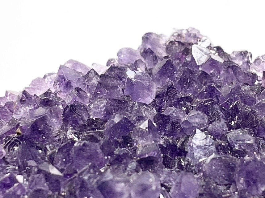 アメジスト クラスター 紫色 置物 約1640g ウルグアイ紫水晶