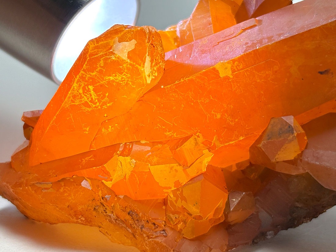 ブラジル産 タンジェリンクォーツ / Tangerine Quartz