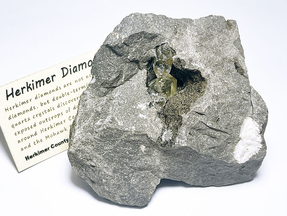 ハーキマーダイヤモンド(母岩付き)