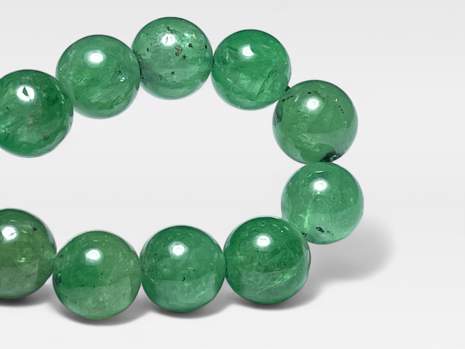 【激レア】タンザナイト＆ツァボライト　ブレスレット トップクォリティ]宝石質タンザナイトブレスレット（約7mm玉