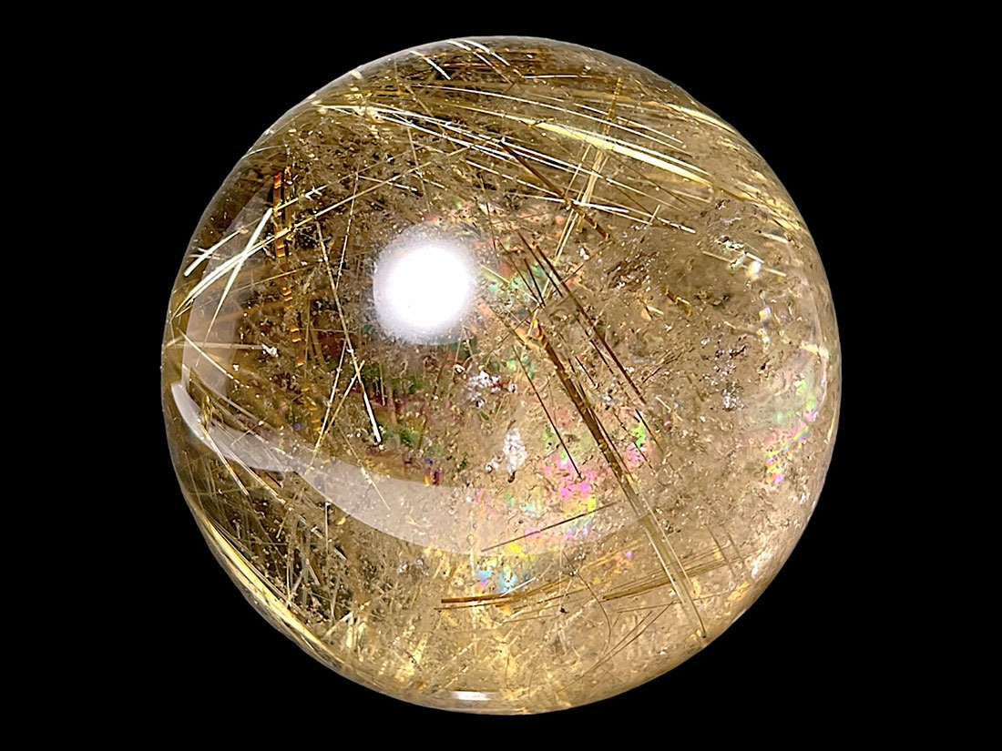 自然光撮影☆天然石&ゴールドルチルクォーツ△丸玉！8mm！68粒!!