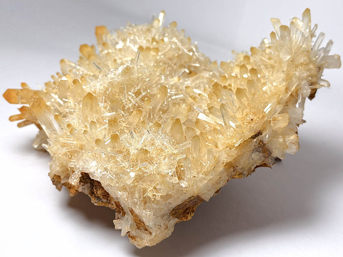 ミニチュア鉱物標本セット マニカランクォーツ クォーツ マンゴークォーツ 天然石 コロンビア産 マンゴークォーツ クラスター / Mango Quartz