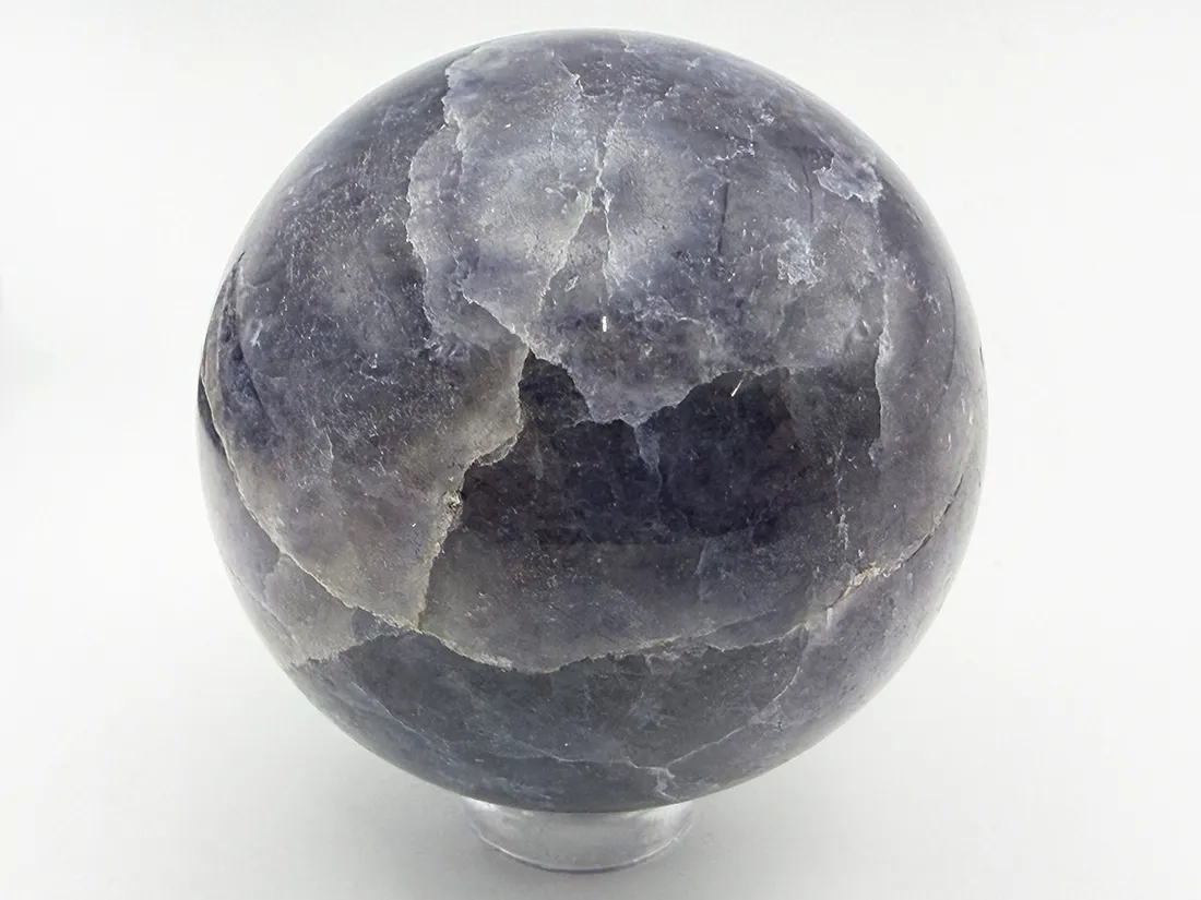 インド産 アイオライト ( 菫青石 ) 47mm 丸玉 / Iolite Sphere