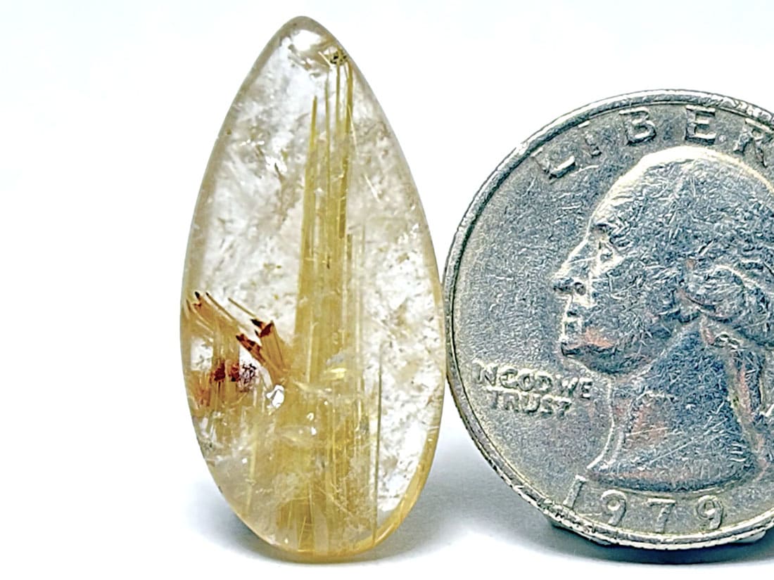 ブラジル産 ルチルクォーツ ルース / Rutilated Quartz