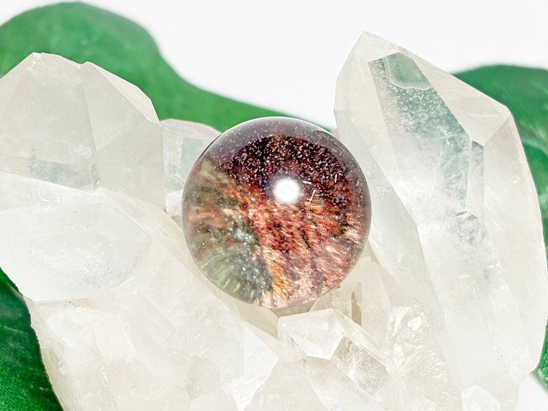 ガーデンクォーツ18mm丸玉/Garden Quartz