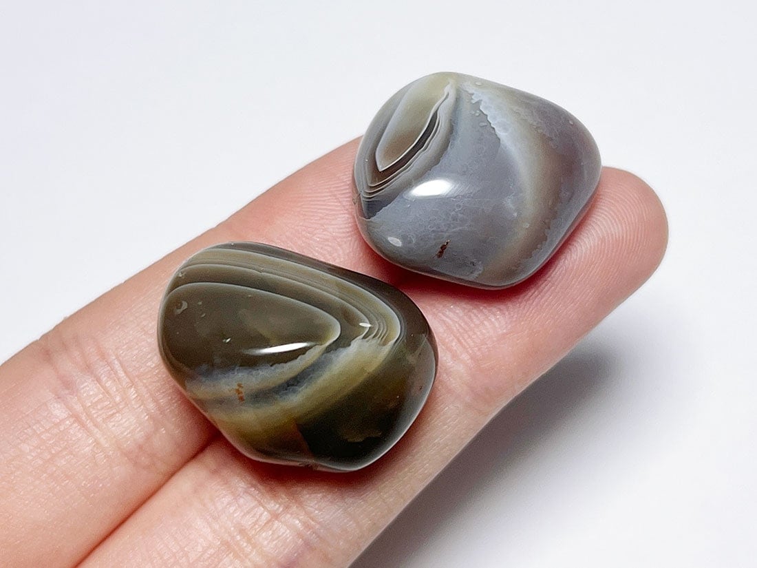 ボツワナアゲート タンブル2個セット