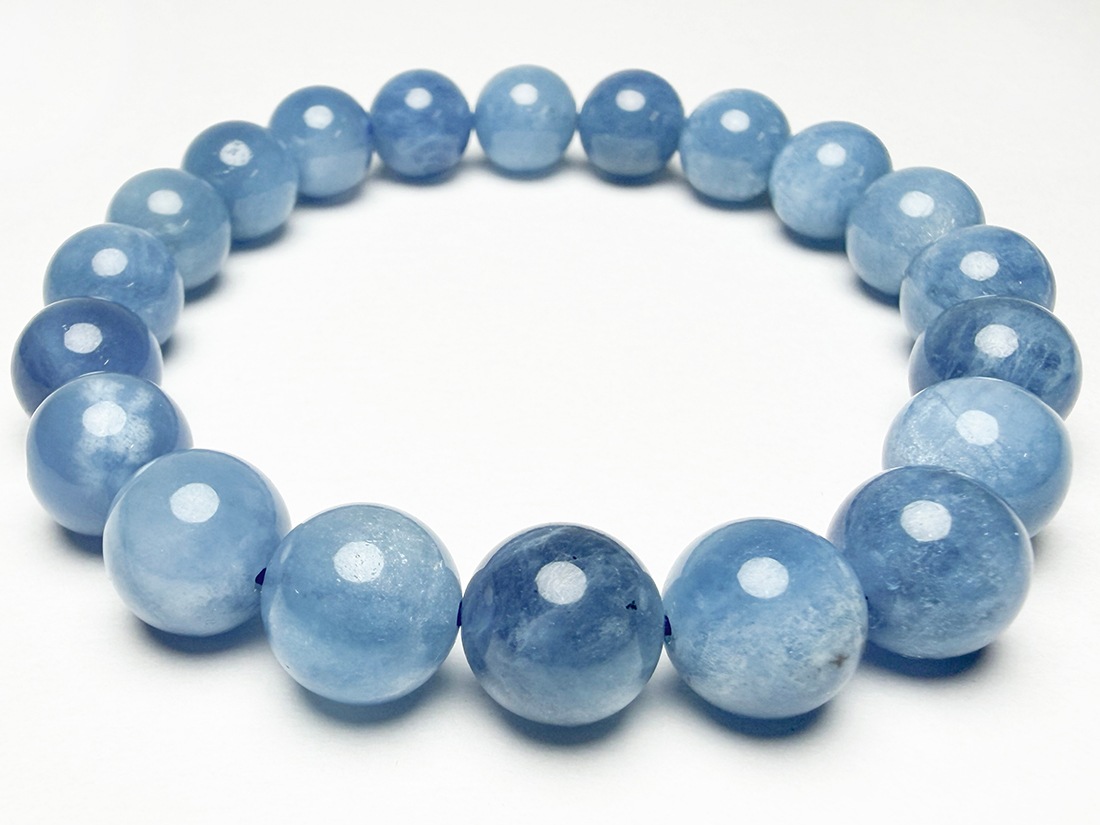 アクアマリン 10mmブレスレット ( 藍玉 )/ Aquamarine