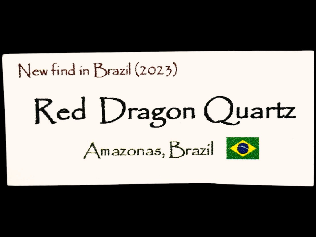 2023 New Find】ブラジル産 レッドドラゴンクォーツ / Red Dragon Quartz