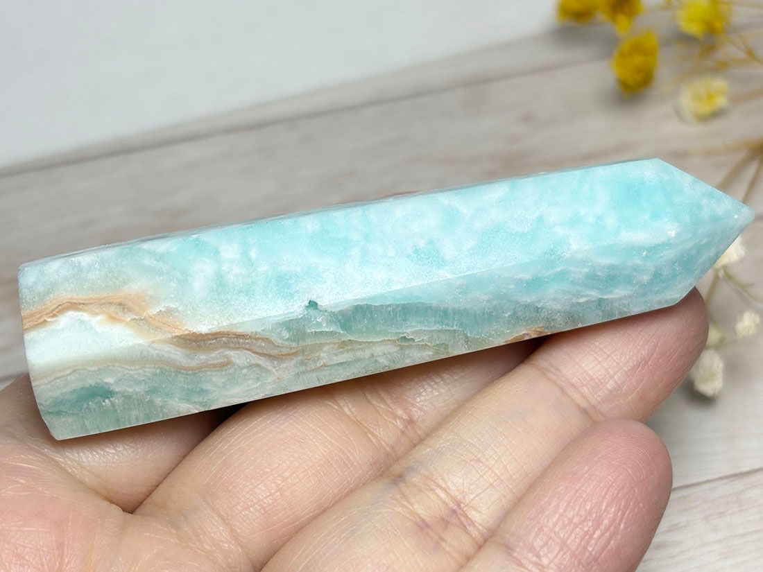 超高品質　スミソナイト　天然石　フリーフォーム　ブルーアラゴナイト ブルーアラゴナイト 原石05◇Blue Aragonite◇天然石・鉱物
