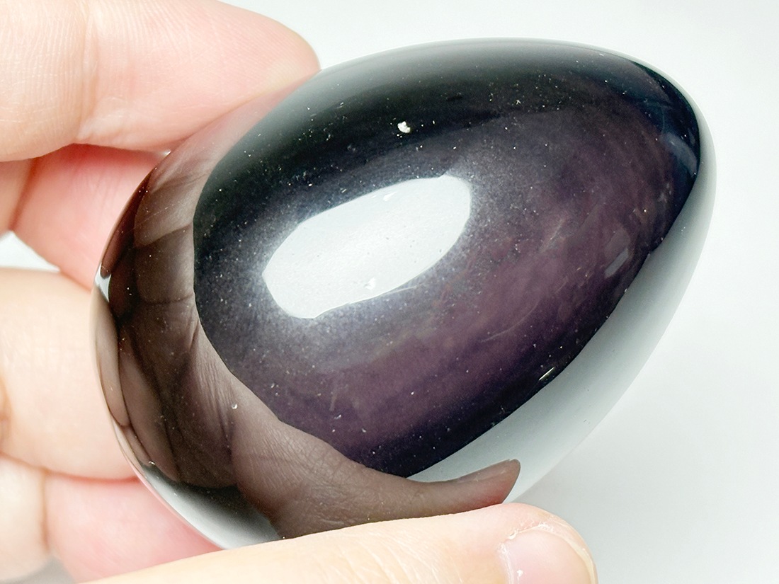 レインボーオブシディアン エッグ /Rainbow Obsidian