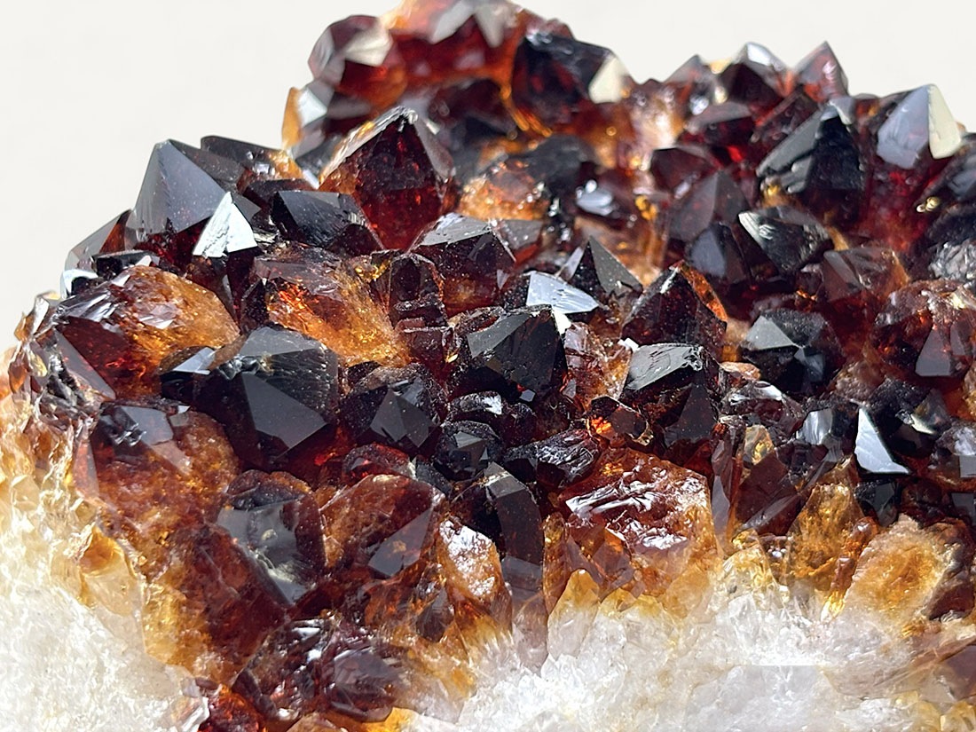 天然【加熱】ブラジル産シトリンクラスター ★ 高品質 ブラジル産 シトリン クラスター