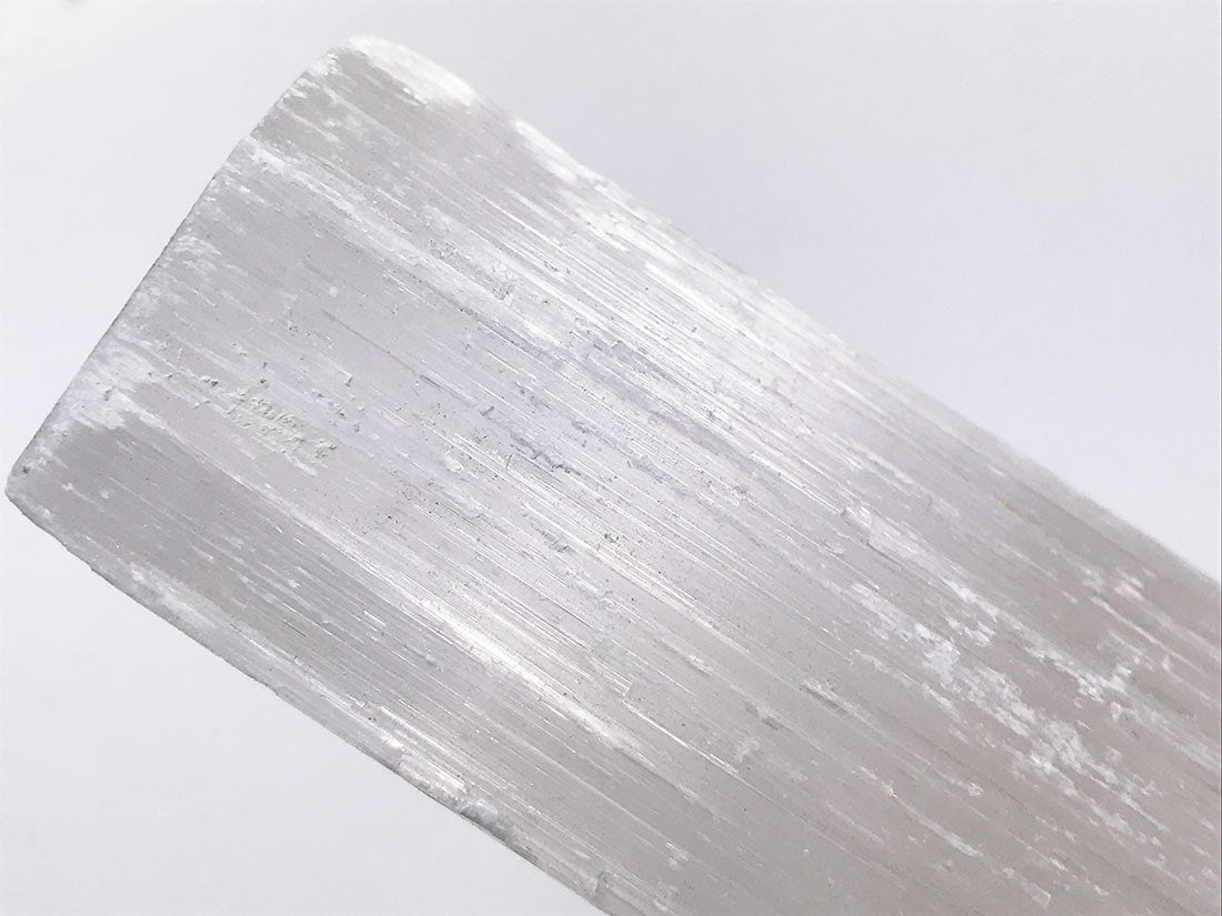 モロッコ産セレナイト/Selenite(繊維石膏)3個セット