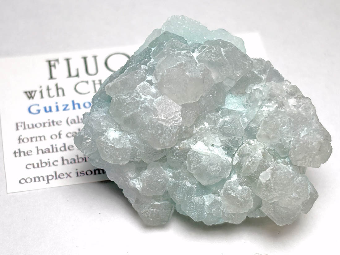 貴州省産 フローライトwithクリソコラ / Fluorite with Chrysocolla