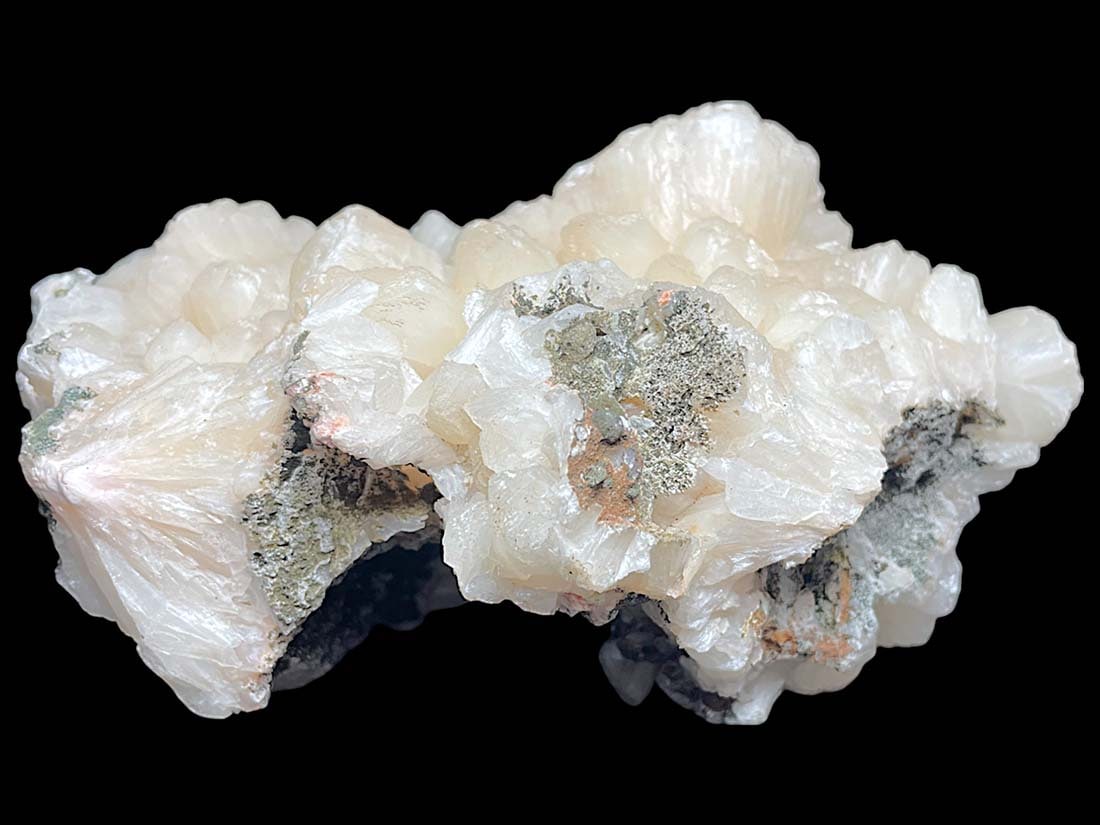 【匿名発送】インド産 スティルバイト、カルサイト他共生原石 インド産 スティルバイト / Stilbite ( 束沸石 )