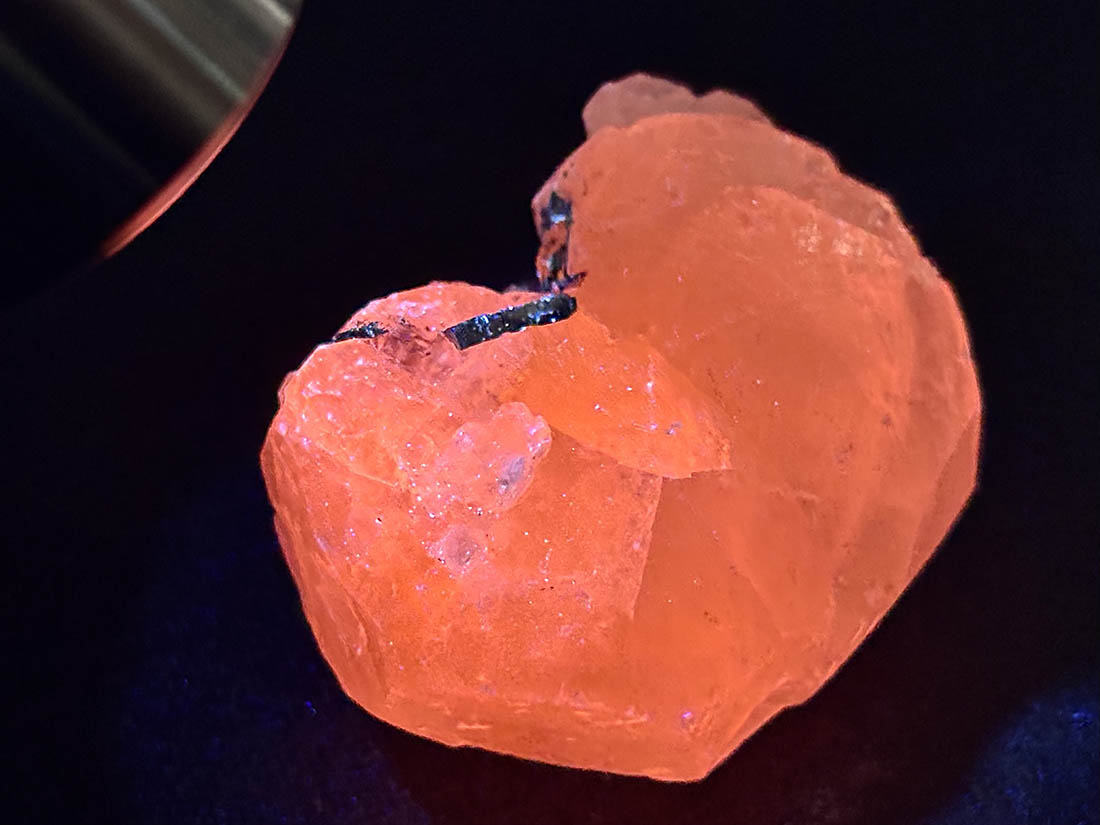 岐阜県吉城郡神岡鉱山産 方解石＆方鉛鉱/Calcite＆Galena