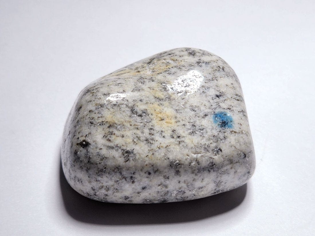 K2アズライト タンブル/Azurite in Granite