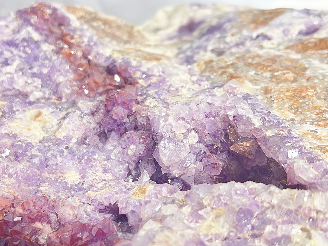 カナダ産アメジストクラスター