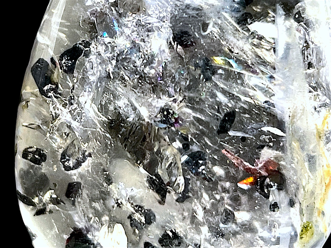 希少石◇クォーツインクォーツ◇ペンダントトップ クォーツインクォーツ ペンダント GP ～Petal～ - クリスタル